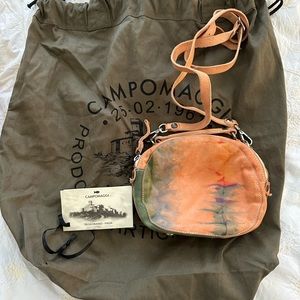 Campomaggi Tie Dye Round Crossbody Bag